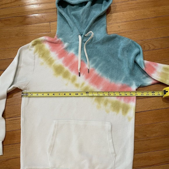 Kristin Cavallari x Feat Blanket Hoodie Size M Tie Dye Retro Stripe EXCELLENT - Picture 9 of 14